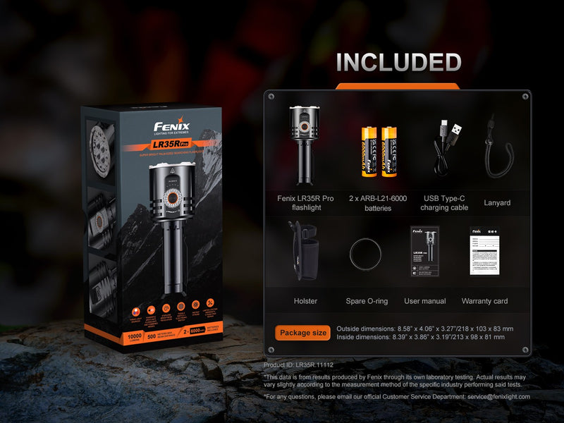 Linterna Fenix LR35R PRO