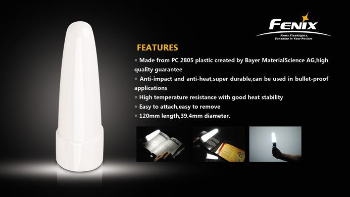 Punta Difusora tipo Vela para modelos TK (TK11, TK15, RC10)