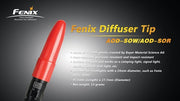 Punta Difusora AOD-SOR roja para modelos PD32, E25, E34