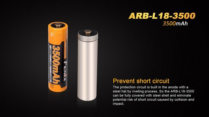 Bateria Fenix 18650 de 3500 mAh ARB-L18-3500