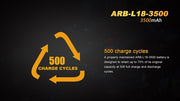 Bateria Fenix 18650 de 3500 mAh ARB-L18-3500