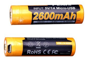 Bateria Fenix 18650 de 2600 mAh ARB-L18-2600U