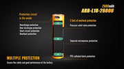 Bateria Fenix 18650 de 2600 mAh ARB-L18-2600U