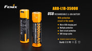 Bateria Fenix 18650 de 3500 mAh ARB-L18-3500U
