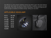 Bolso para linternas frontales APB-20