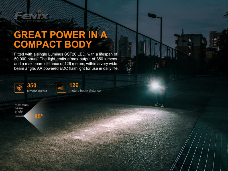 Linterna Fenix E20 v2.0