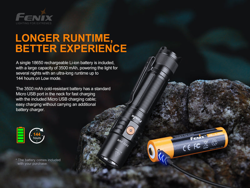 Linterna Fenix PD32 UVC