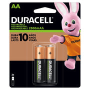 Pilas Duracell AA de 2500 mAh