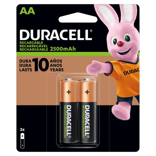 Pilas Duracell AA de 2500 mAh