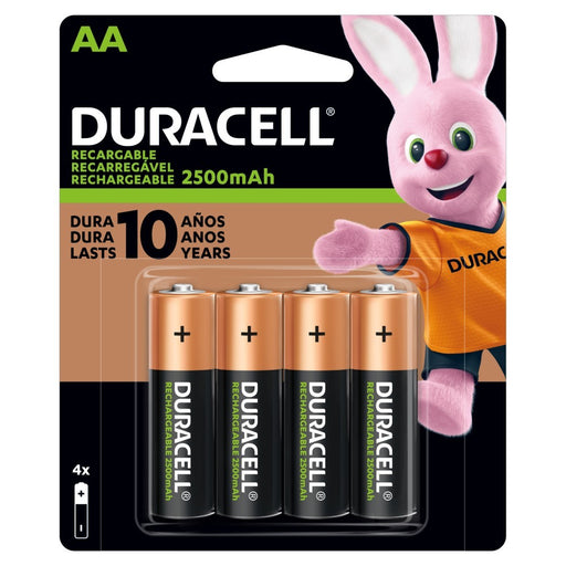 Pilas Duracell AA de 2500 mAh