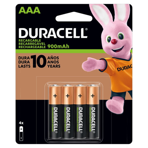 Pilas Recargables Duracell AAA de 900 mAh