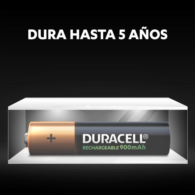 Pilas Recargables Duracell AAA de 900 mAh