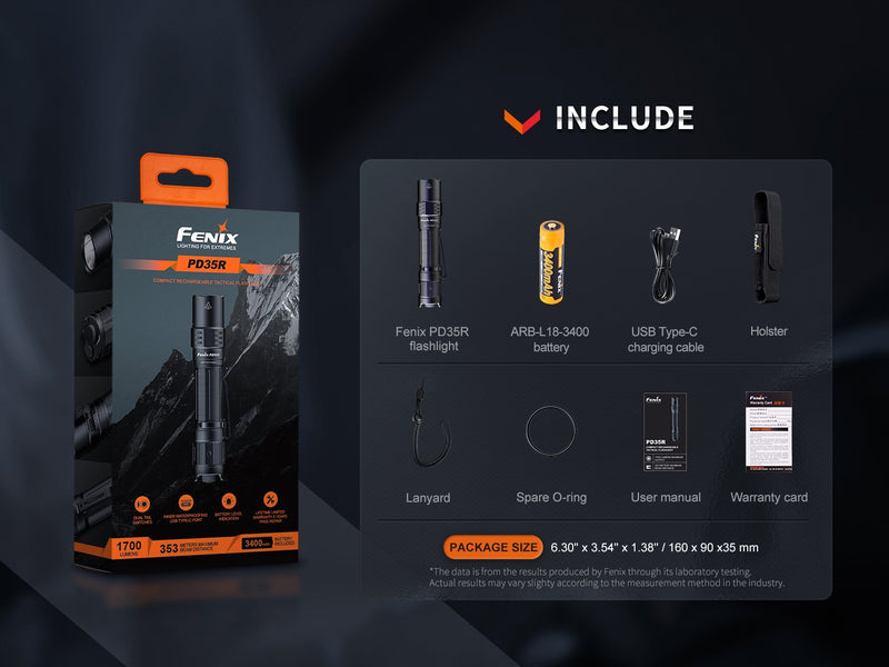 Linterna Fenix PD35R