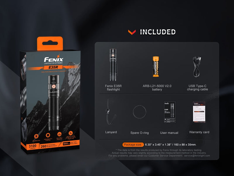 Linterna Recargable Fenix E35R