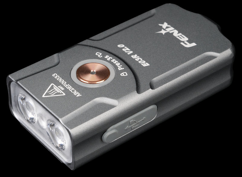 Linterna Recargable Fenix E03R version 2.0 Gris