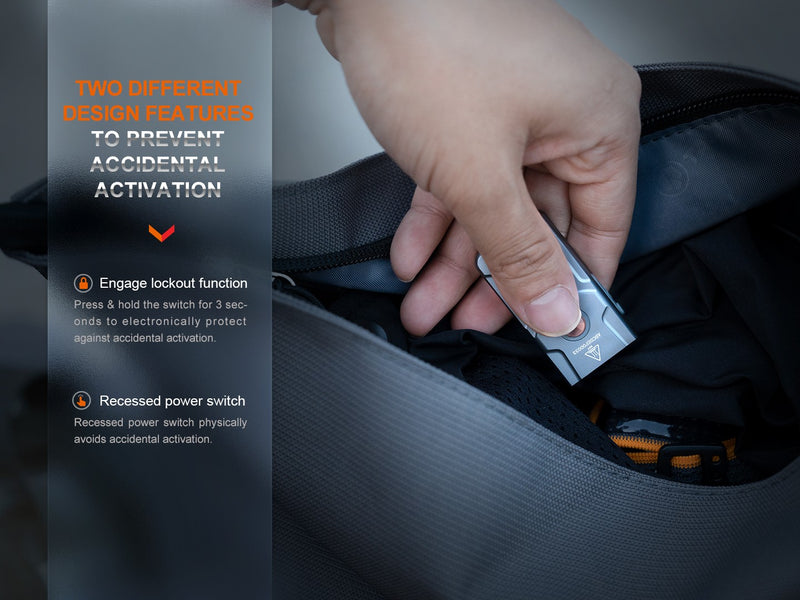 Linterna Recargable Fenix E03R version 2.0 Gris