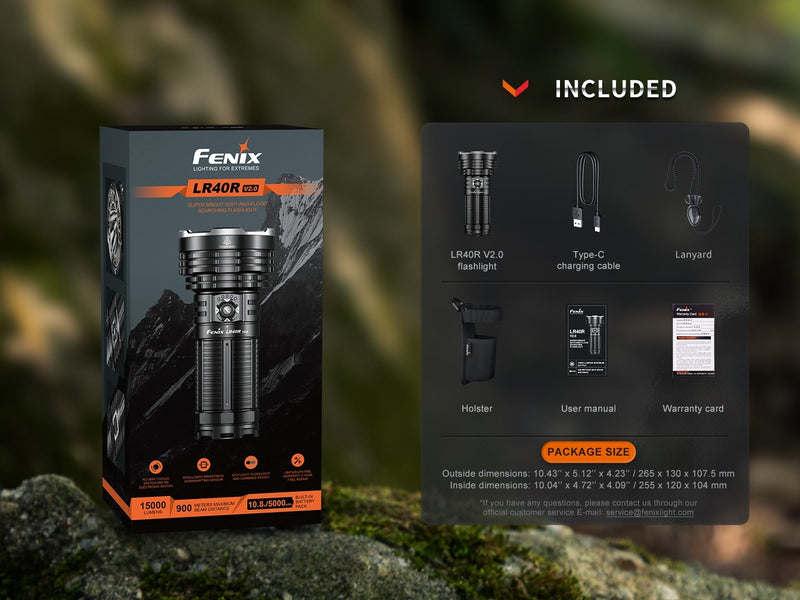 Linterna Fenix LR40R version 2.0