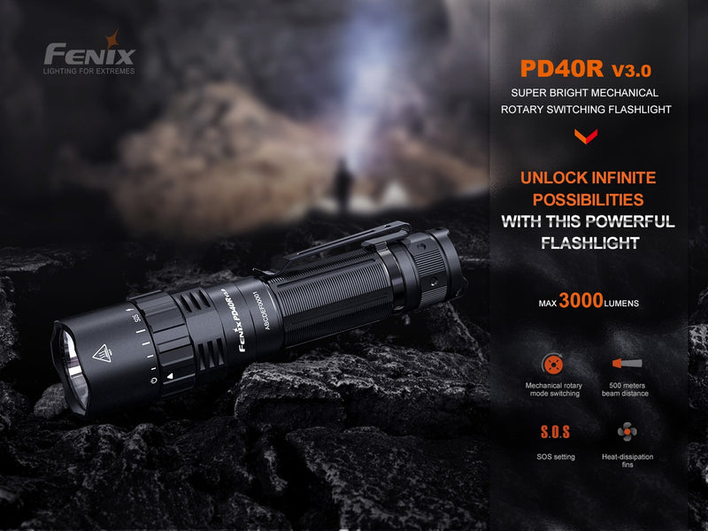 Linterna Fenix PD40R v3.0