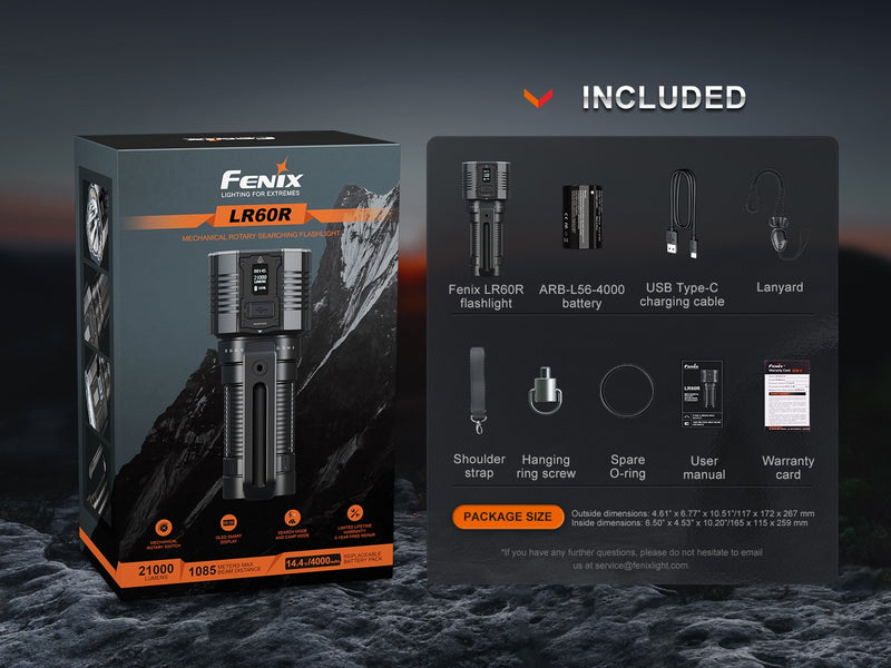 Linterna Fenix LR60R