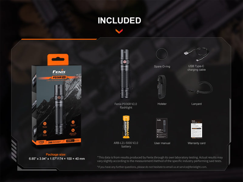 Linterna Fenix PD36R V2.0