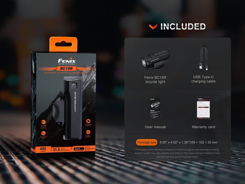 Linterna para Bicicleta Fenix BC15R