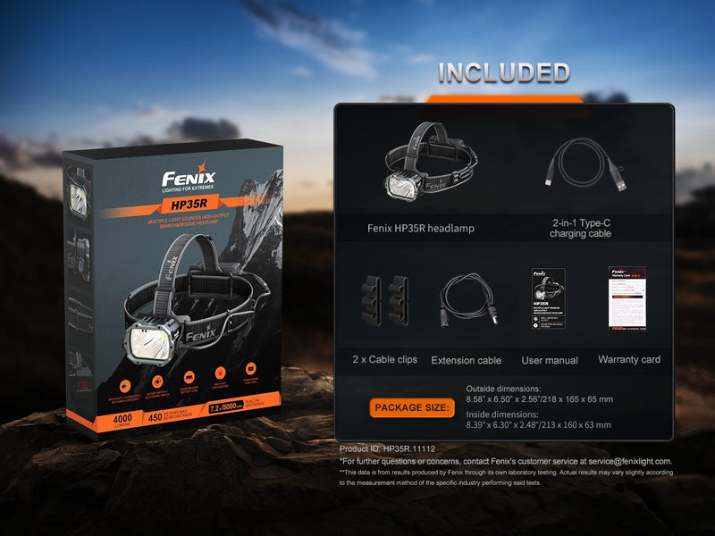 Linterna Frontal Fenix HP35R