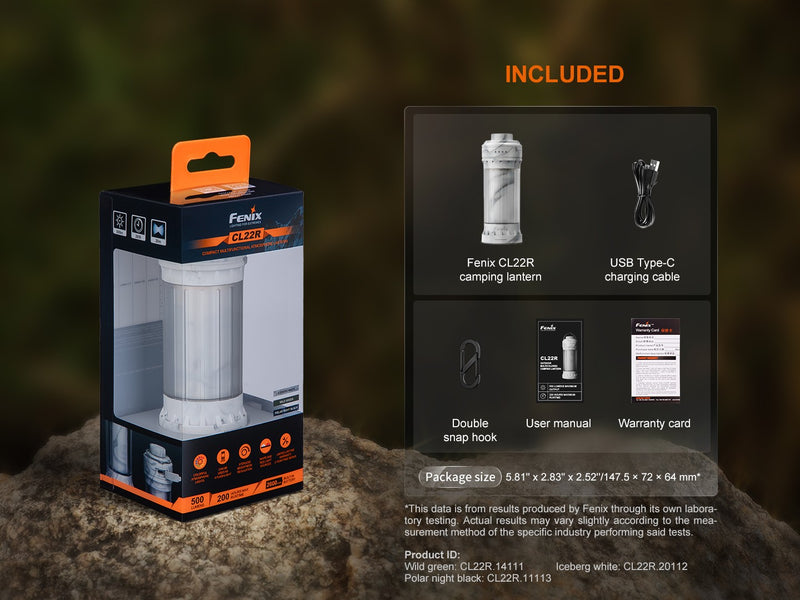 Linterna Fenix CL22R blanco