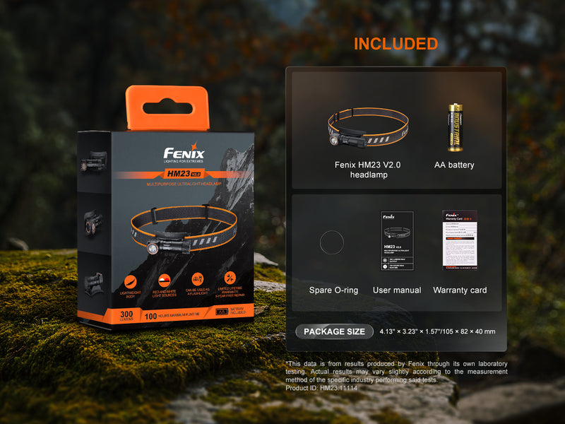 Linterna Frontal Fenix HM23 V2.0