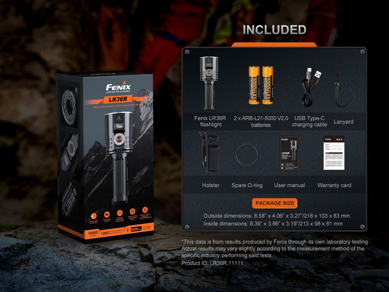Linterna Fenix LR36R