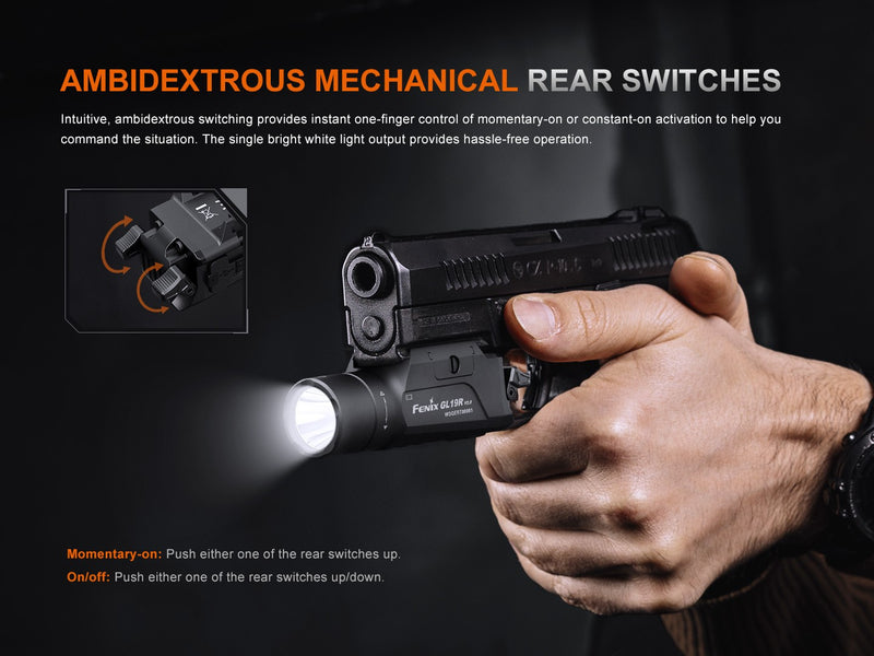 Linterna Fenix para pistolas GL19R V2.0