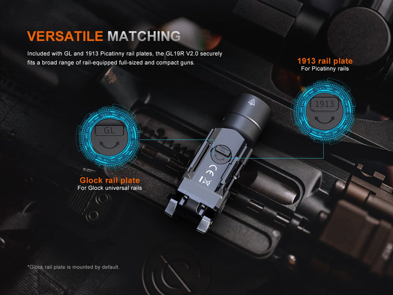 Linterna Fenix para pistolas GL19R V2.0