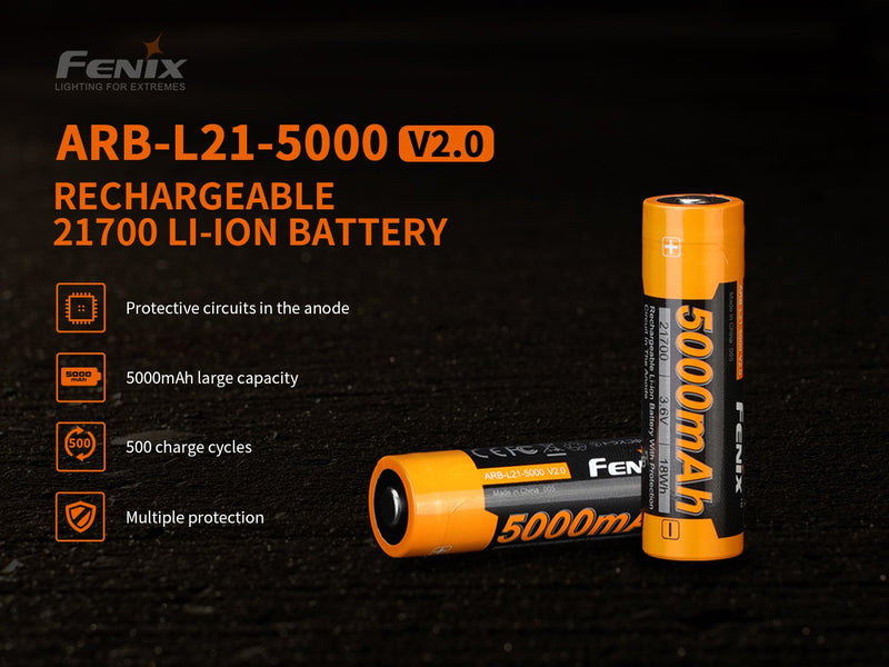 Bateria recargable FENIX ARB-L21-5000 V2.0