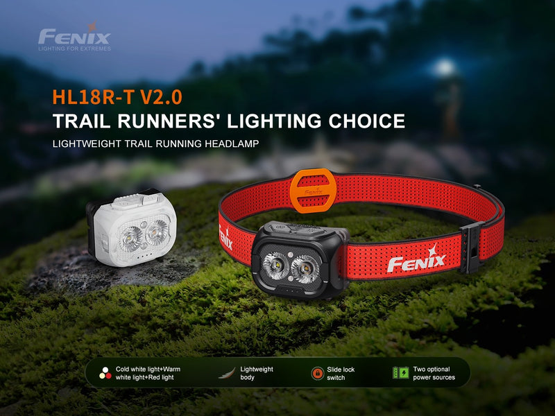 Linterna Frontal Fenix HL18R-T V2.0 blanco