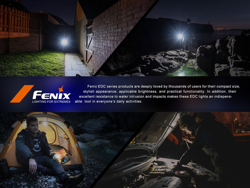 Linterna Recargable Fenix E03R version 2.0 Azul