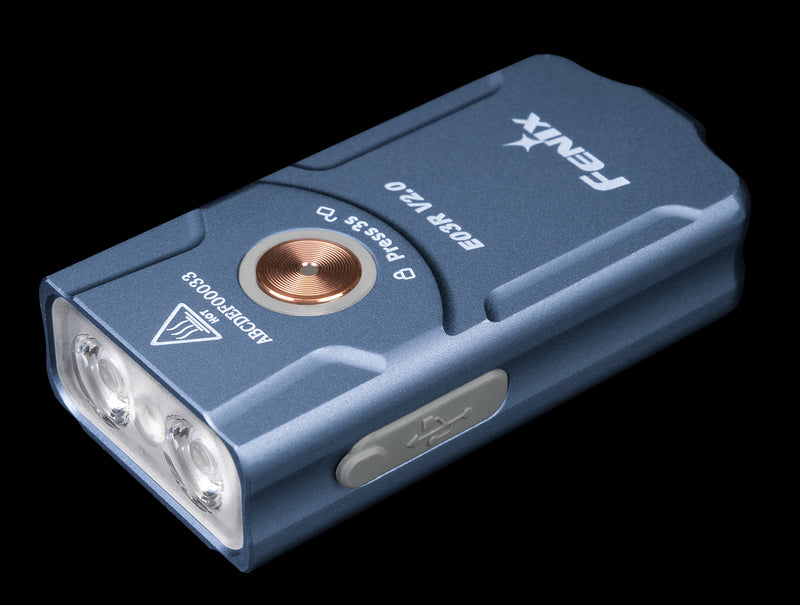 Linterna Recargable Fenix E03R version 2.0 Azul