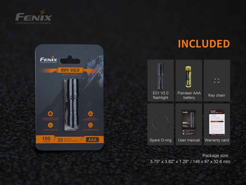 Linterna Fenix E01 v2.0