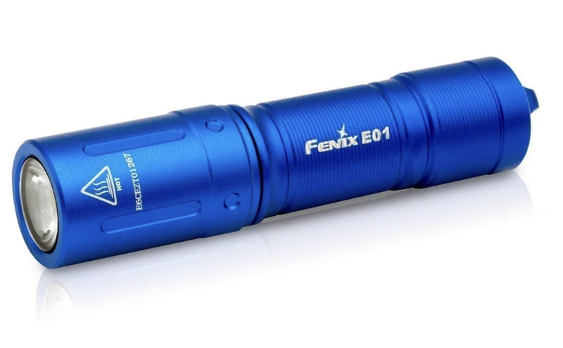 Linterna Fenix E01 v2.0 azul