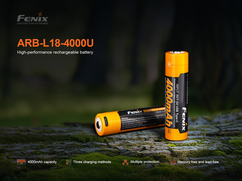 Bateria recargable FENIX ARB-L18-4000U
