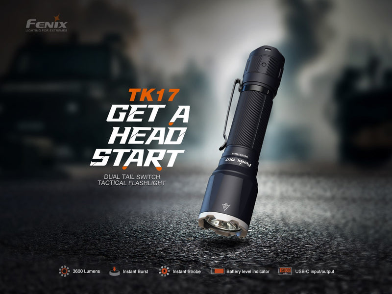 Linterna Tactica Led Fenix TK17