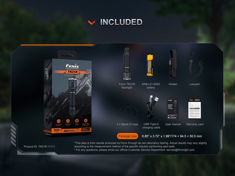 Linterna Fenix TK21R