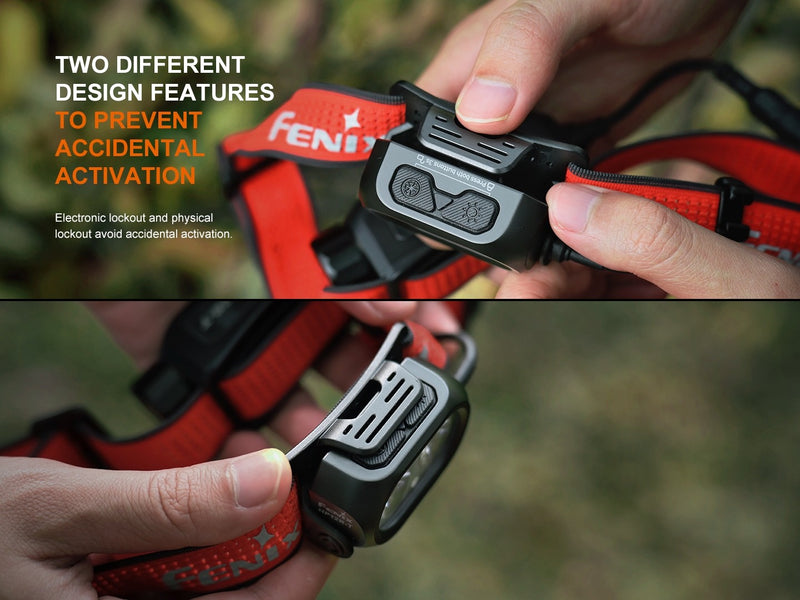 Linterna Frontal Fenix HP12R-T ROJA