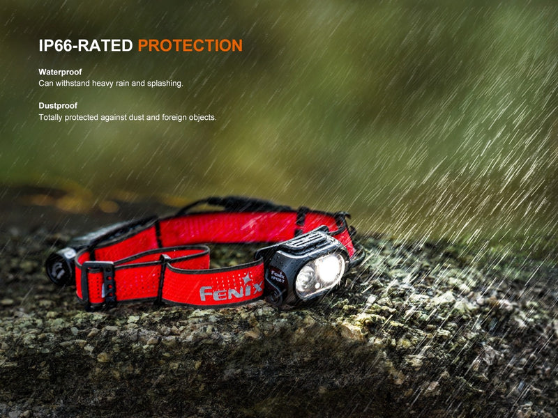 Linterna Frontal Fenix HP12R-T ROJA