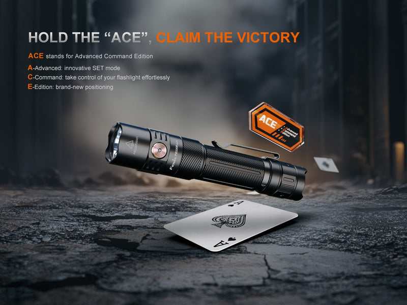Kit Linterna Fenix PD35R ACE + CL1 ORANGE (BOGO)