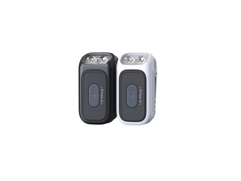 Linterna Recargable Fenix E04R con clip BLANCO