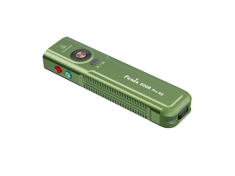 Linterna Recargable Fenix E06R PRO RG VERDE OLIVA (LASER VERDE)