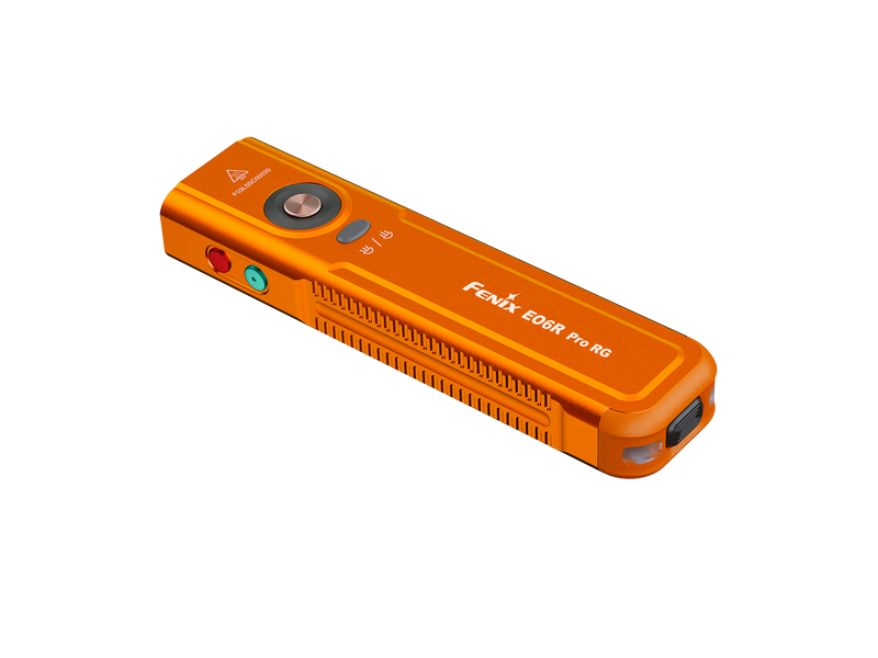 Linterna Recargable Fenix E06R PRO RG NARANJO (LASER VERDE)