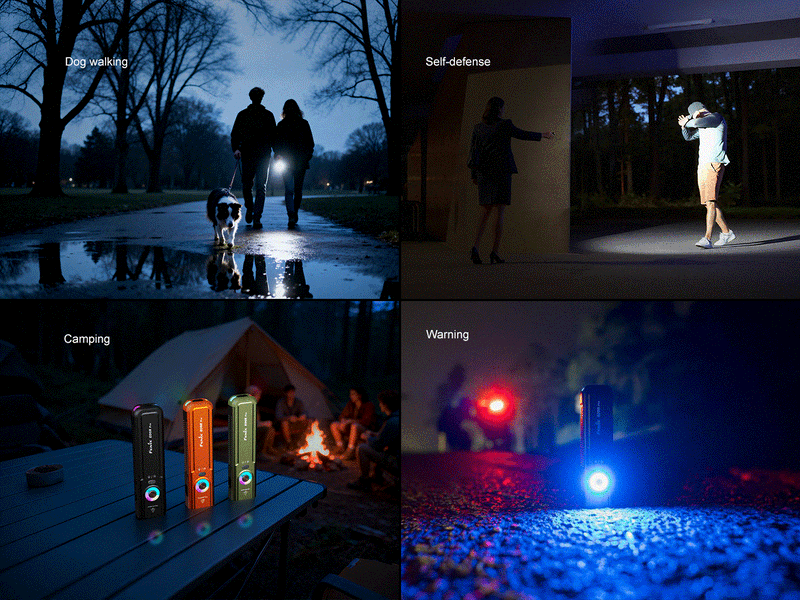 Linterna Recargable Fenix E06R PRO NARANJO