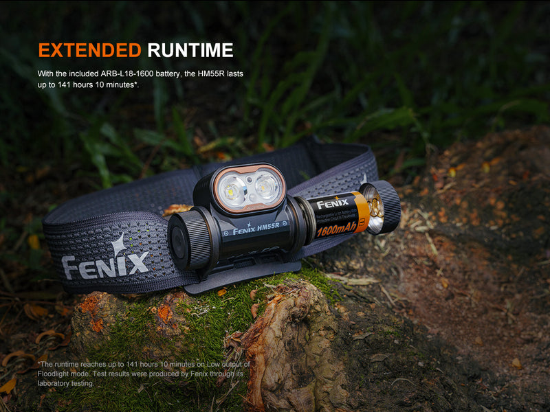 Linterna Frontal Fenix HM55R Negra