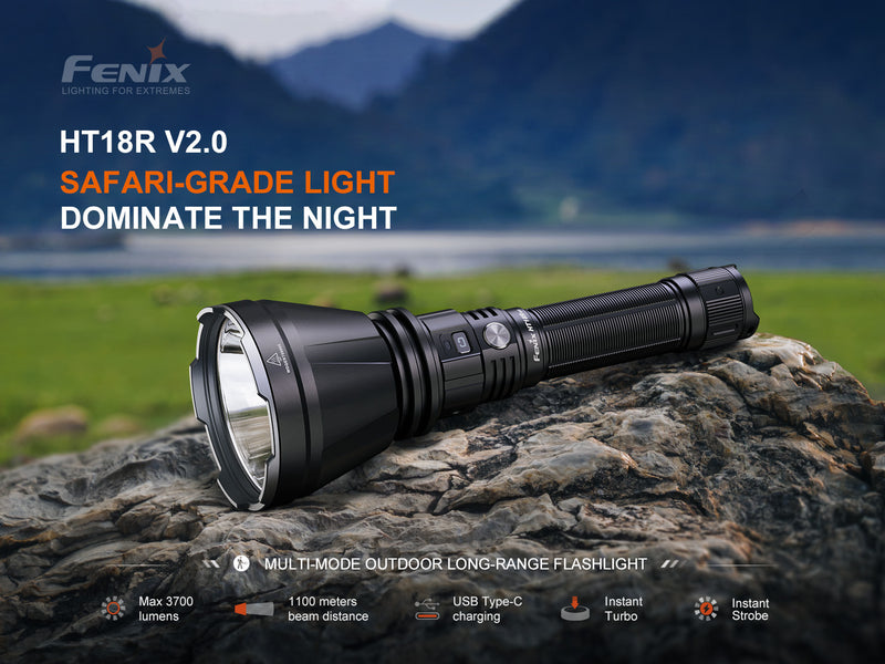 Linterna Fenix HT18R V2.0 3700 LUMENES