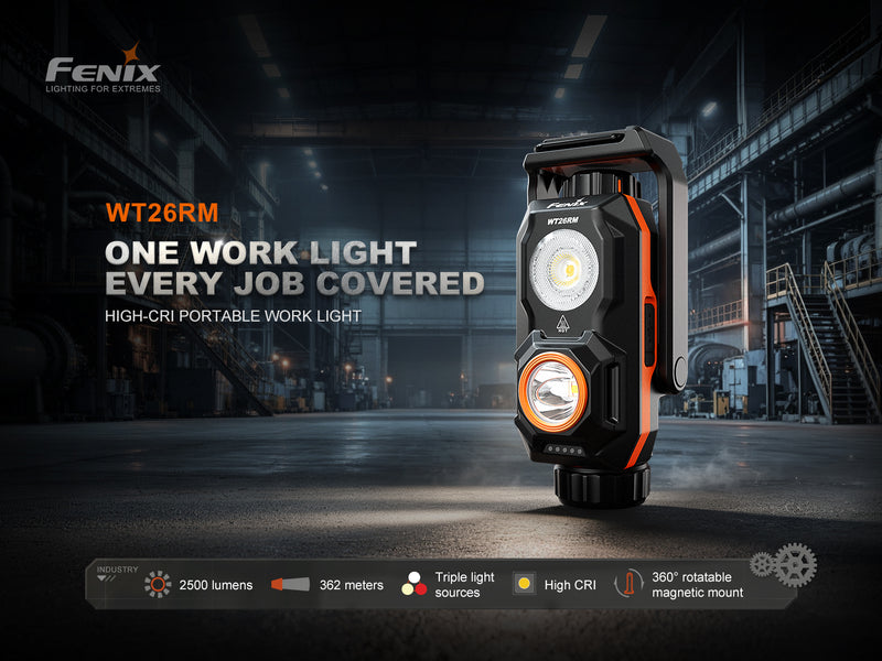 Linterna de trabajo Fenix WT26RM